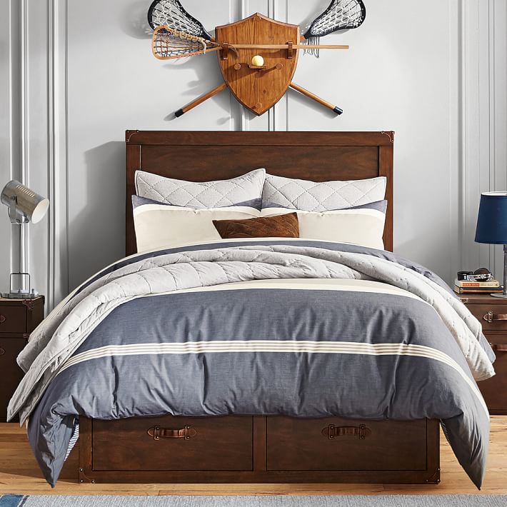 Beachstone Stripe Duvet Cover Sham Pb