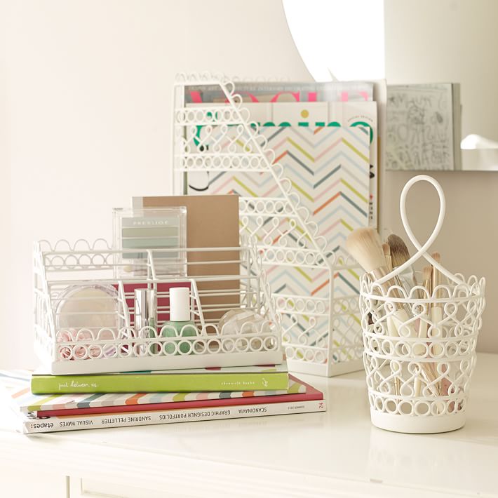 Wire Scallop Desk Accessories Pbteen