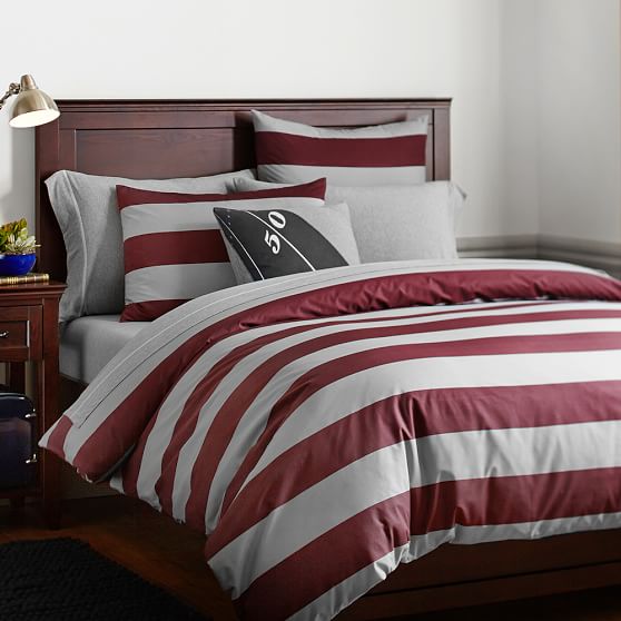 Rugby Stripe Duvet Cover Sham Vineyard Vine Gray Pbteen Rugby Stripe Duvet Cover Sham Vineyard Vine Gray