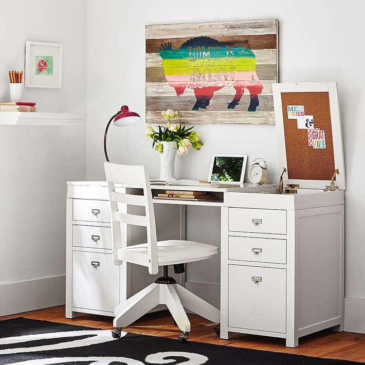 Customize It Project Storage Pedestal Desk Pbteen