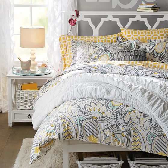 Ana Paisley Duvet Cover Pbteen Ana Paisley Duvet Cover