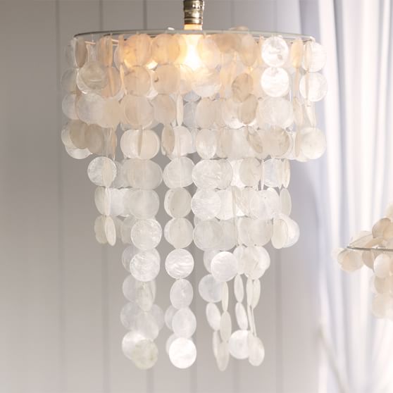 Capiz Chandelier Shade Pbteen Capiz Chandelier Shade
