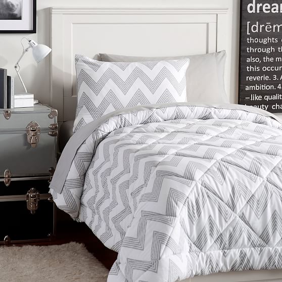 Zig Zag Stripe Value Comforter Set PBteen