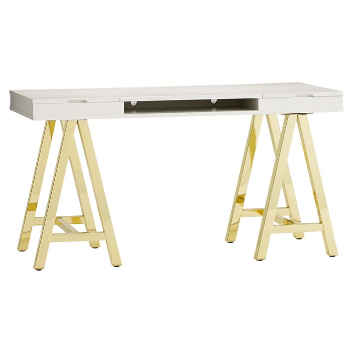 Customize It Project Metal A Frame Desk Pbteen