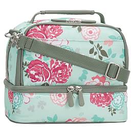 Gear Up Pool Garden Party Floral Dual Compartment Lunch Bag Gear Up Pool Garden Party Floral Dual Compartment Lunch Bag