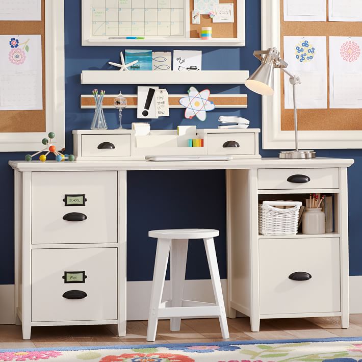 Ham Large File Storage Desk Hutch Pbteen