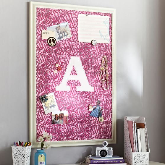 Mini Dot Framed Pinboard Pink Magenta PBteen