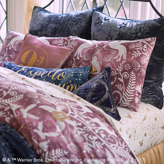 Harry Potter Patronus Damask Duvet Cover Sham Pbteen Roll Over Image To Zoom