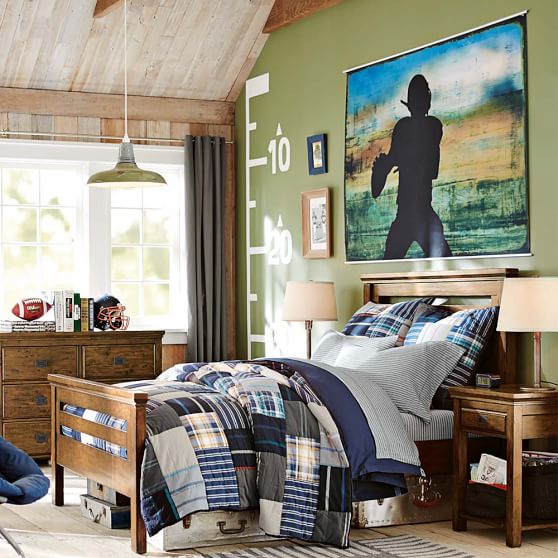 varsity football wall mural pbteen