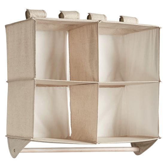 Hanging Closet Double Bar Organizer PBteen