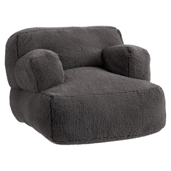 Charcoal Sherpa Eco Lounger Pbteen 