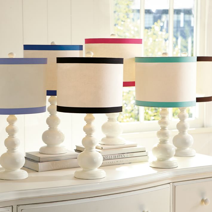 Ribbon Trim Table Lamp Shade Pbteen