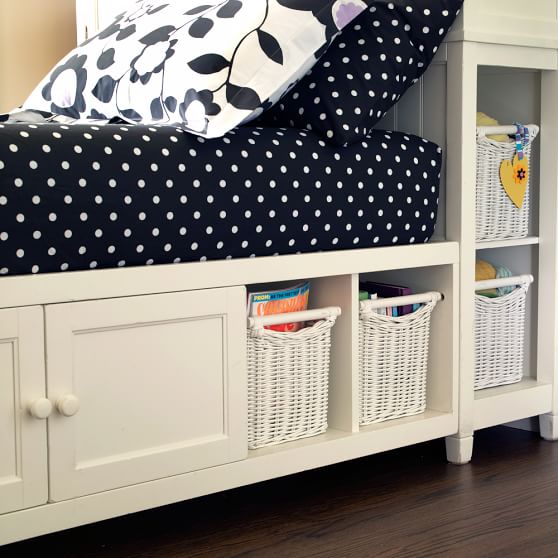 Beadboard Storage Bed + Hutch | PBteen
