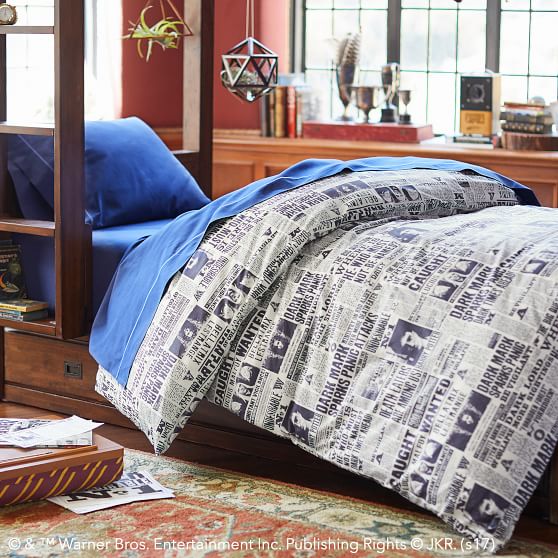 Harry Potter Daily Duvet Cover Sham Pbteen Harry Potter Daily Duvet Cover Sham