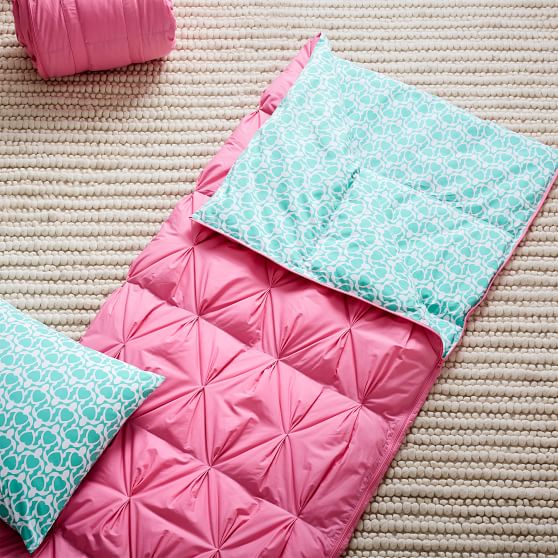 Pink/Pool Cape Cod Sleeping Bag + Pillowcase PBteen