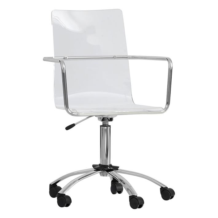 Paige Acrylic Swivel Chair Pb