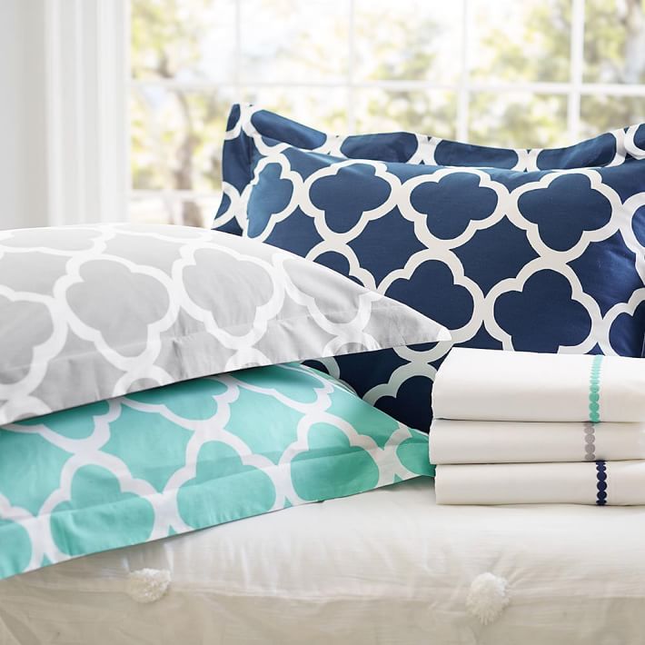 Lucky Clover Reversible Duvet Cover Sham Pbteen