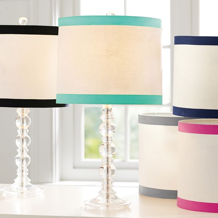 Ribbon Trim Table Lamp Shade Pbteen