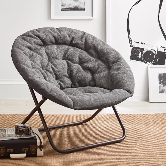 Charcoal Tweed HangARound Chair PBteen