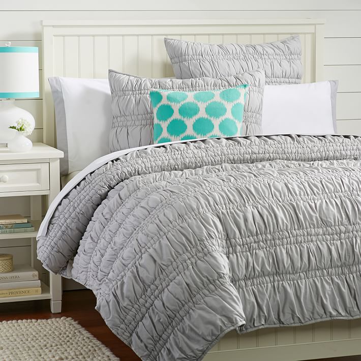 Ruched Quilt Sham Pbteen