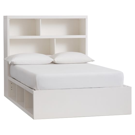 It 6 Cubby Bed Storage Headboard Set Pb Scroll To Next Item