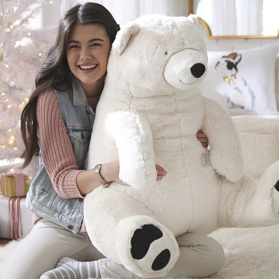 giant polar bear stuffed
