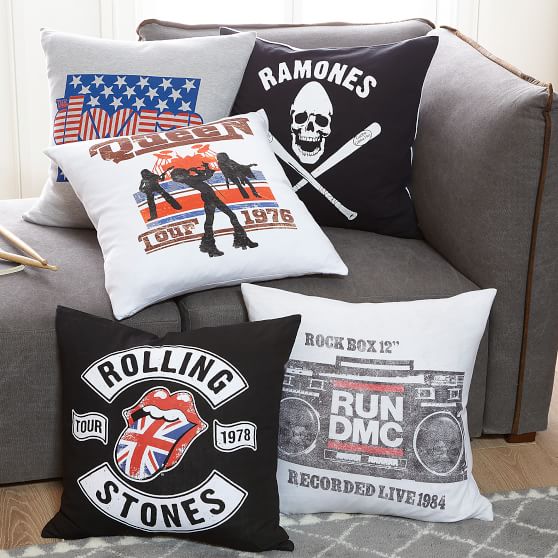 Ramones Band Art Pillow Cover Pbteen Roll Over Image To Zoom