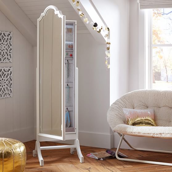 Jewelry Storage Floor Mirror Pbteen Jewelry Storage Floor Mirror