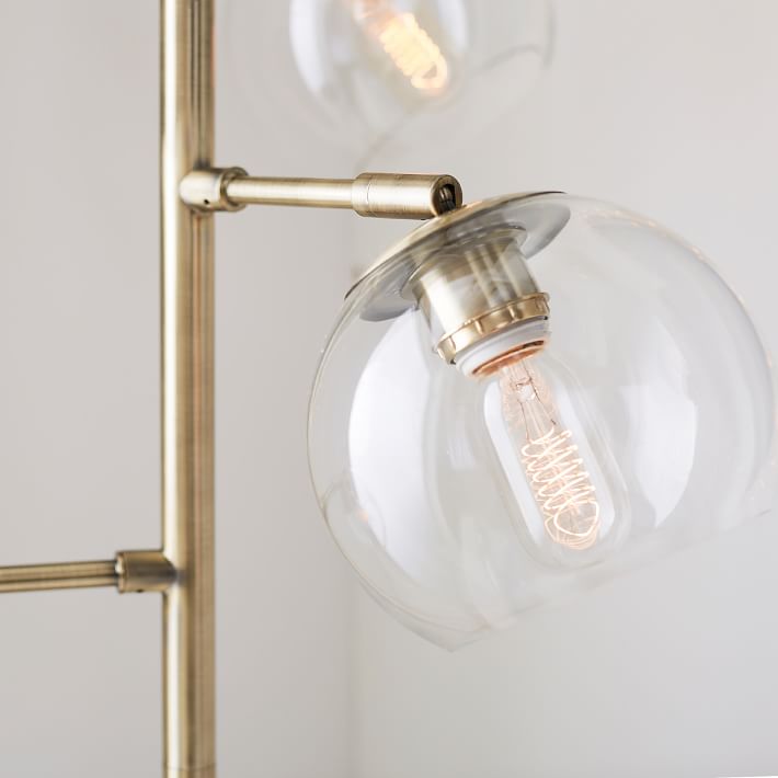 Glass Spotlight Floor Lamp Pbteen