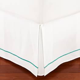 Vibrant Twin Striped Boho Kids Dorm Room Bedskirt Bed Skirts