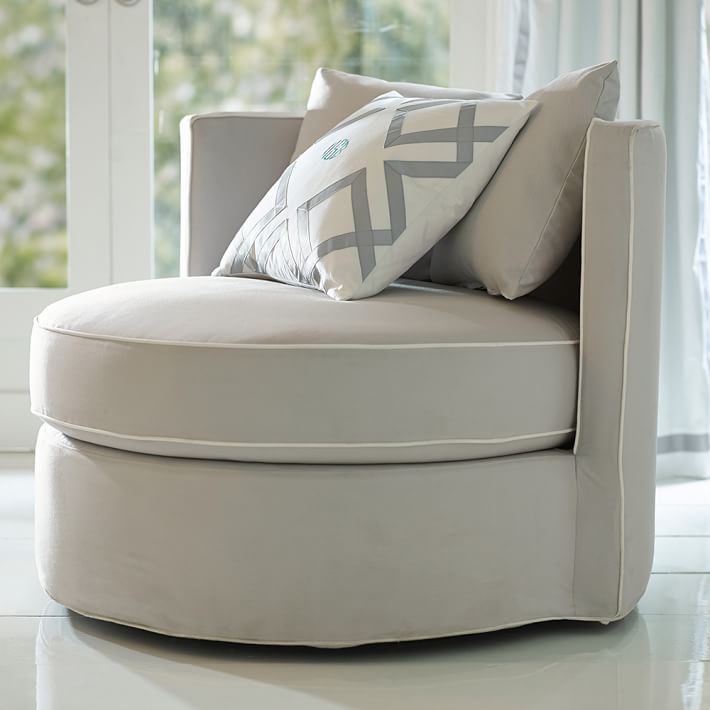Round About Slipcover Chair Pbteen
