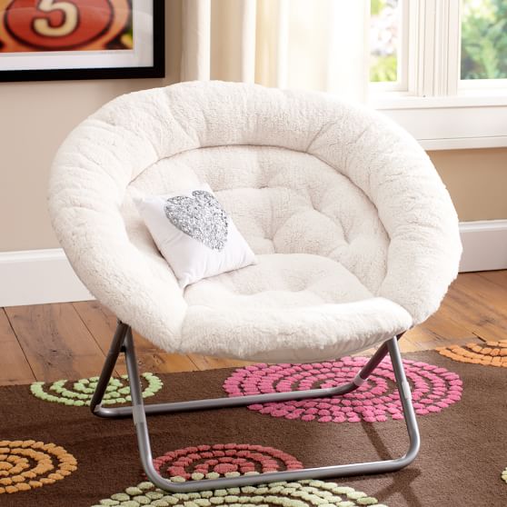 Ivory Sherpa Faux Fur Hang A Round Chair Pbteen Ivory Sherpa Faux Fur Hang A Round Chair