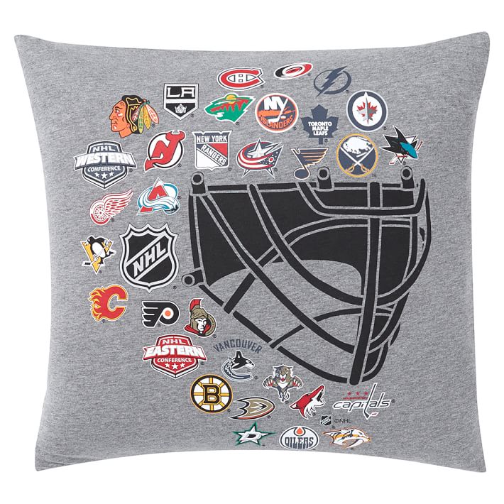 Nhl Licensed Logo Pillow Cover Pbteen