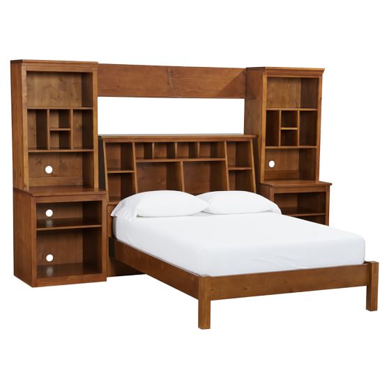 StuffYourStuff Classic Bed System (Bed, Towers, Shelves + Desk) PBteen