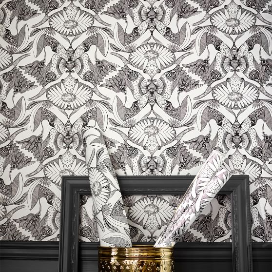 sure strip wallpaper
Anna Sui Nouveau Surestrip Wallpaper, 27"x27