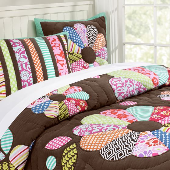 Funky Floral Quilt + Sham PBteen