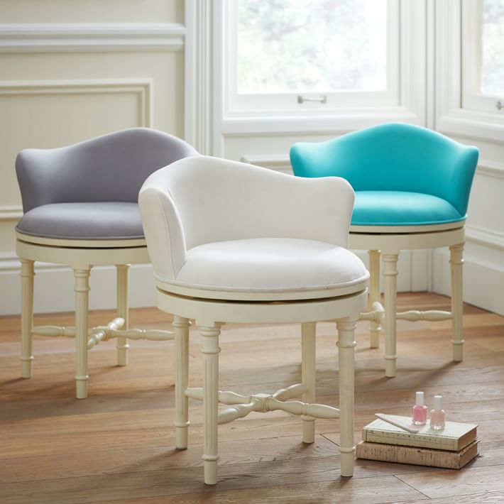 Minnie Vanity Stool Pb