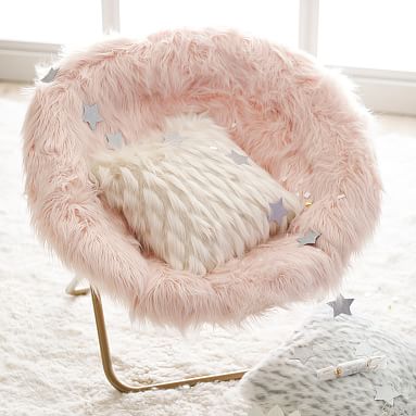 Rooms To Go Mattress >> Himalayan Blush Faux-Fur Hang-A-Round Chair | PBteen Rooms To Go Mattress >> Himalayan Blush Faux-Fur Hang-A-Round Chair | PBteen