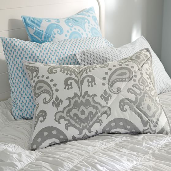 Goa Ikat Comforter Sham Gray Pbteen Alternate View