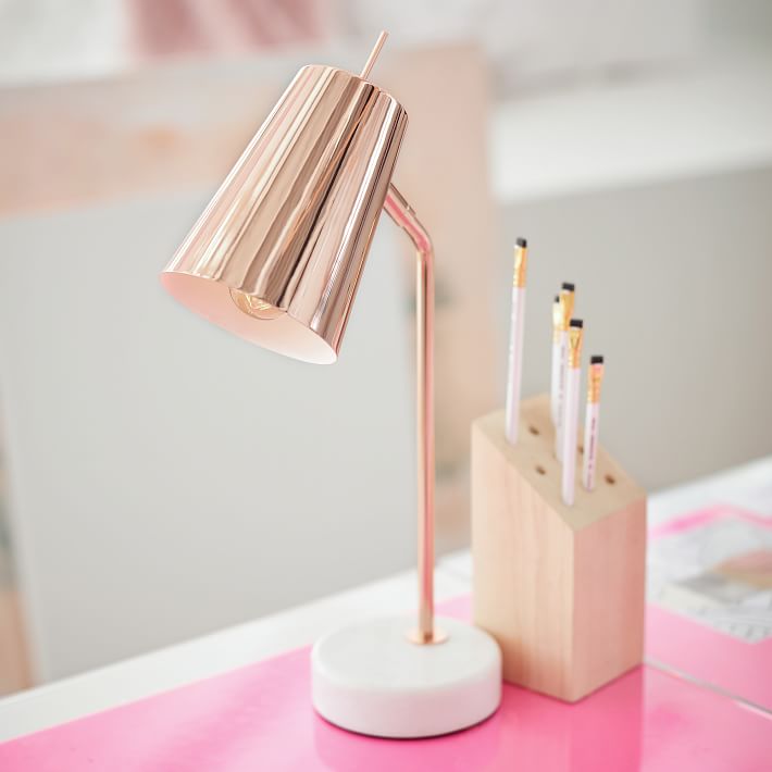 Isabella Rose Taylor Gold Task Lamp Pbteen