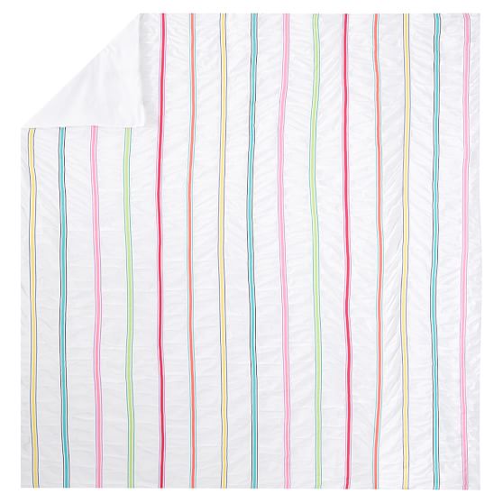 Rainbow Ribbon Duvet Cover + Sham PBteen