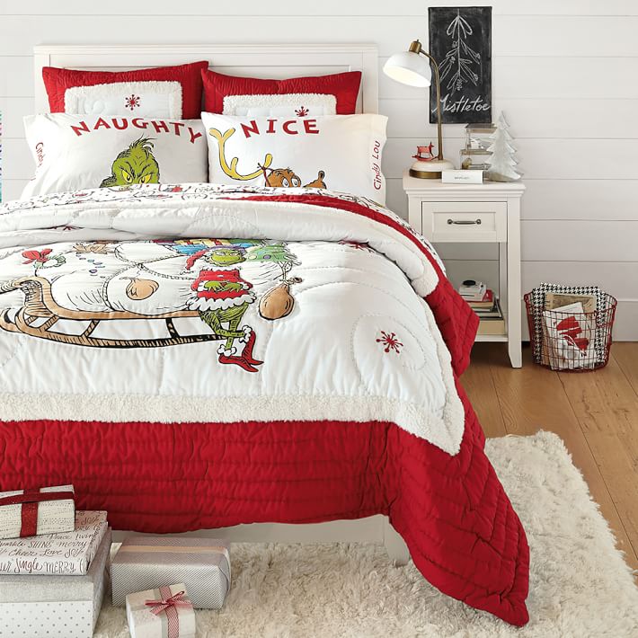 The Grinch Quilt Sham Pbteen