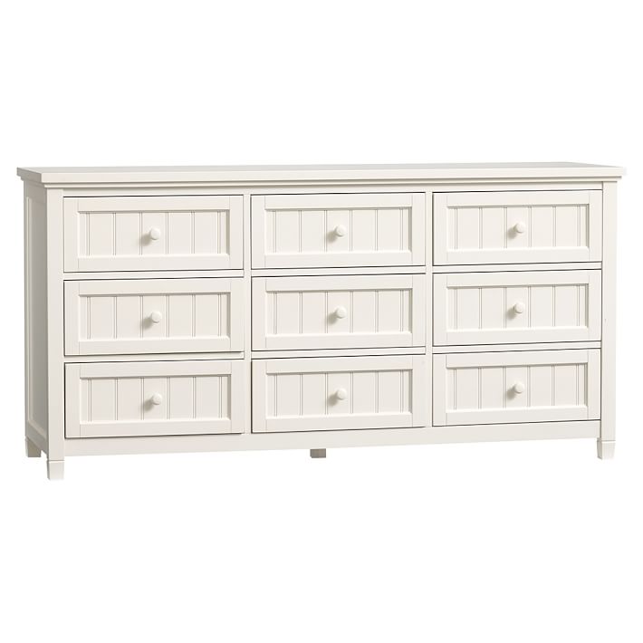 Beadboard 9 Drawer Dresser Pbteen