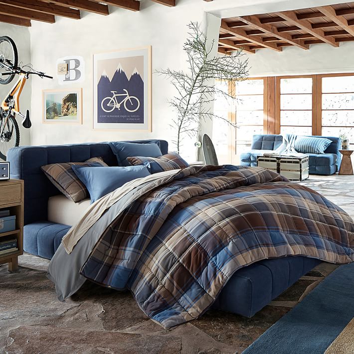 Canyon Plaid Quilt Standard Sham Pbteen
