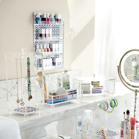 Kennedy Acrylic Nail Polish Wall Organizer PBteen