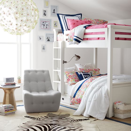 Ribbon Trim Monogram Pillow Cover Pbteen