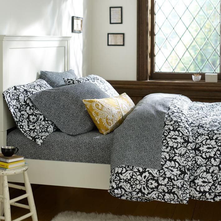 Damask Duvet Cover Pillowcases Pbteen