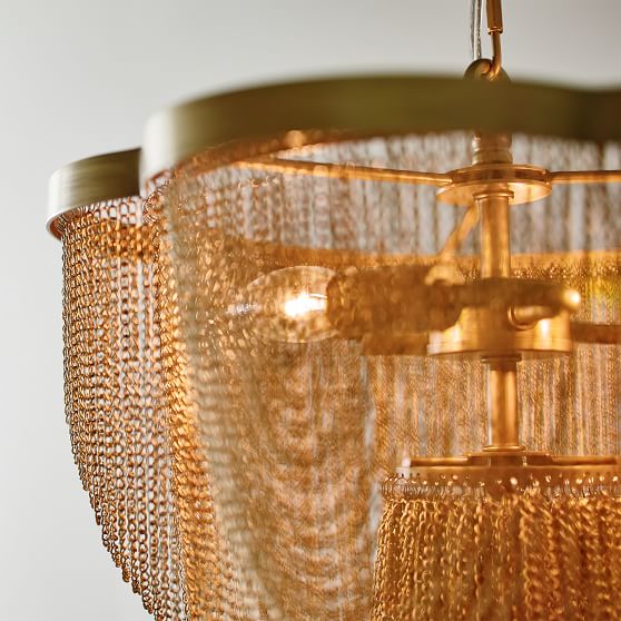 The Emily Meritt Metal Chain Chandelier Pbteen Scroll To Previous Item