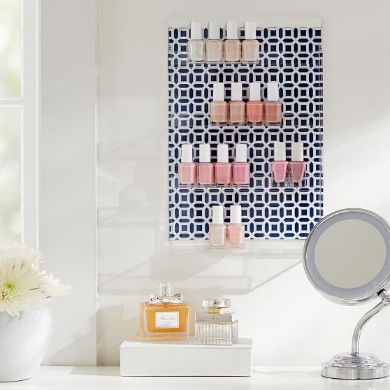 Kennedy Acrylic Nail Polish Wall Organizer PBteen
