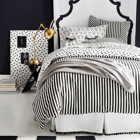 The Emily Meritt Cabana Stripe Duvet Sham Pbteen The Emily Meritt Cabana Stripe Duvet Sham